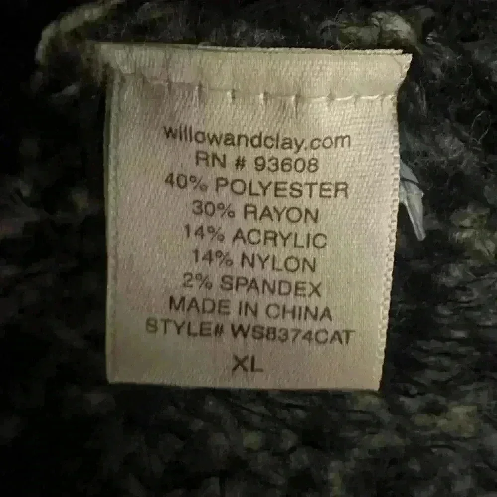 Super Soft Button Front Cardigan Animal Print XL